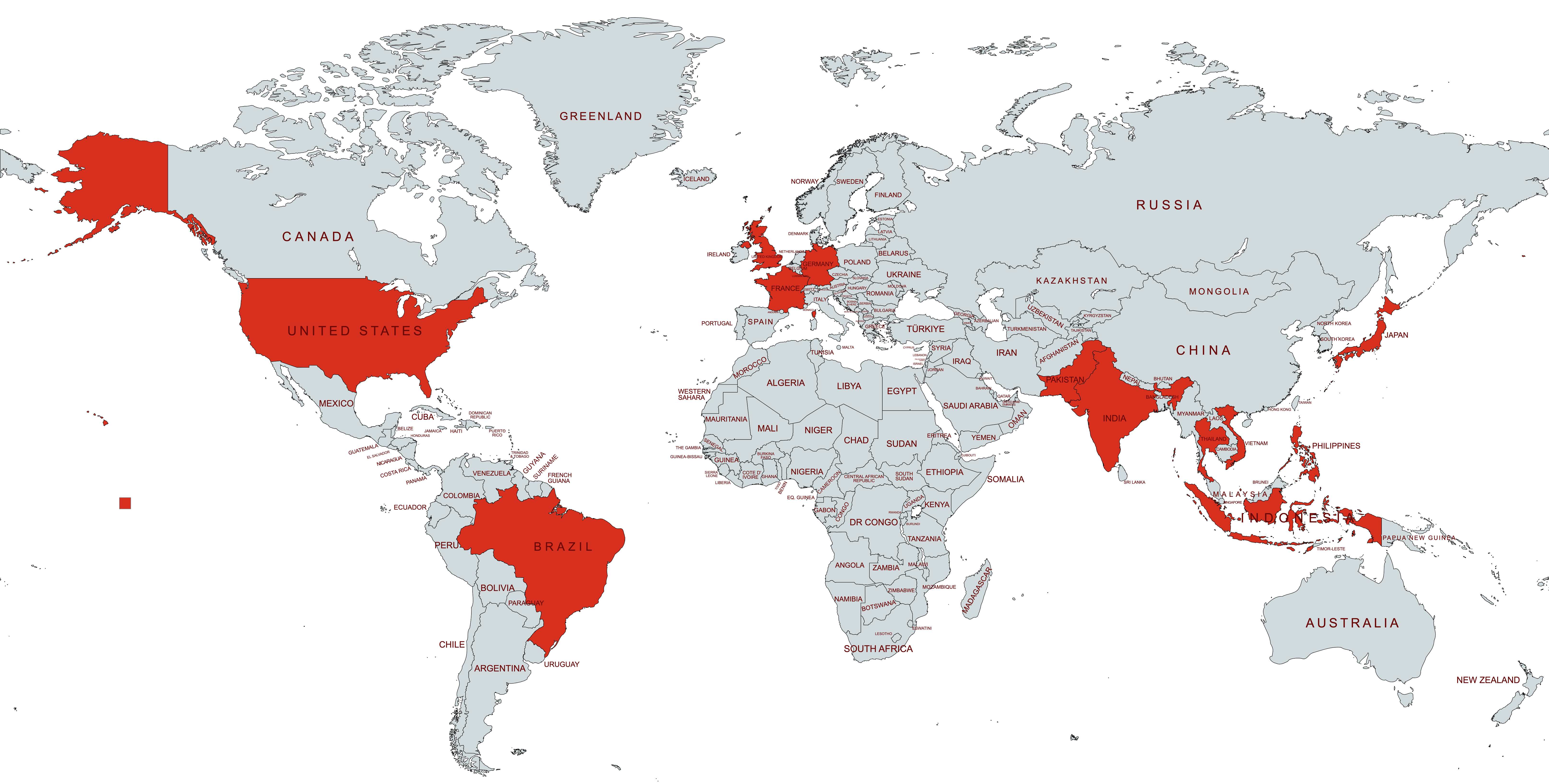 our business territory around the world.